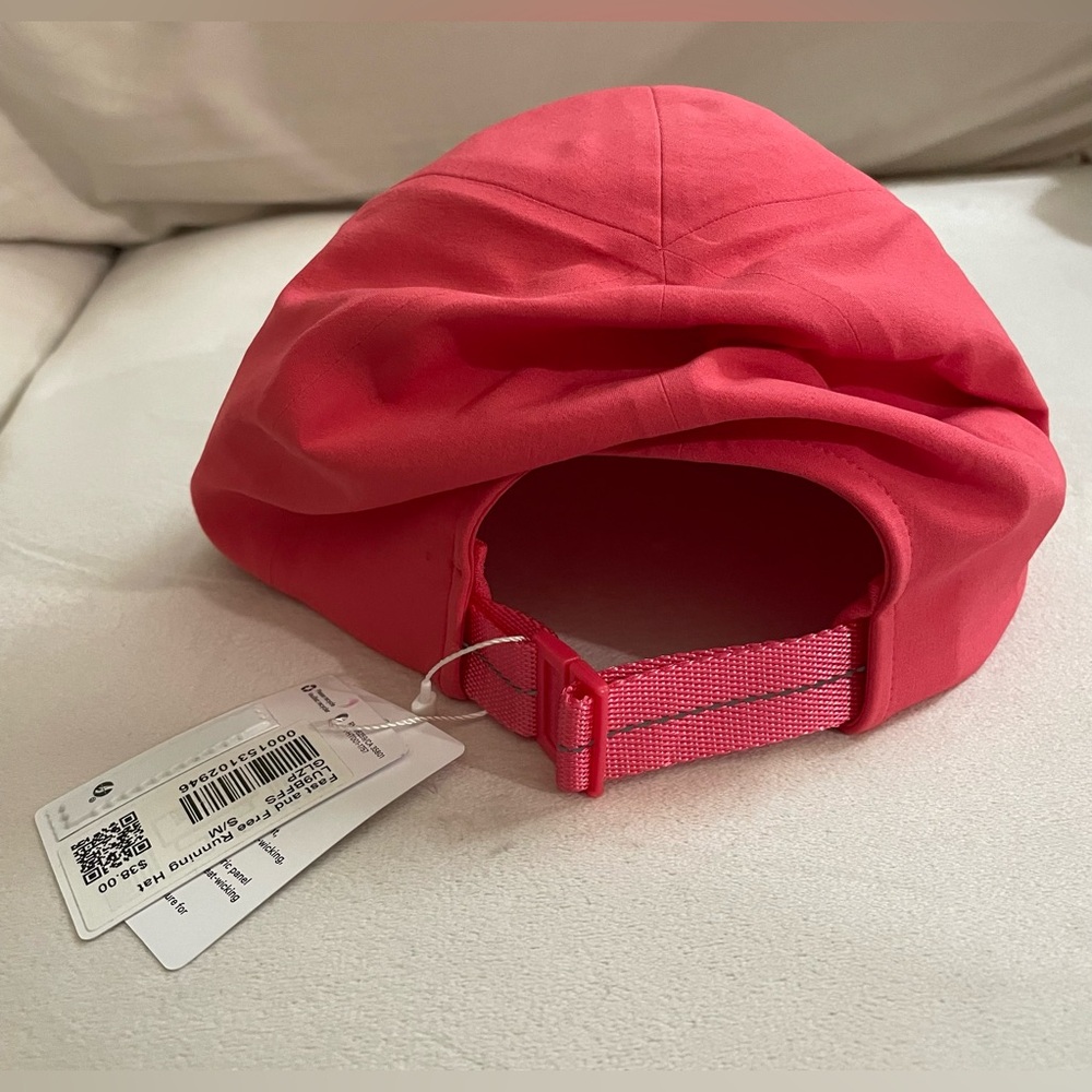 Lululemon NWT Fast and Free Running Hat Glazed Pink Size S/M - Picture 8 of 9